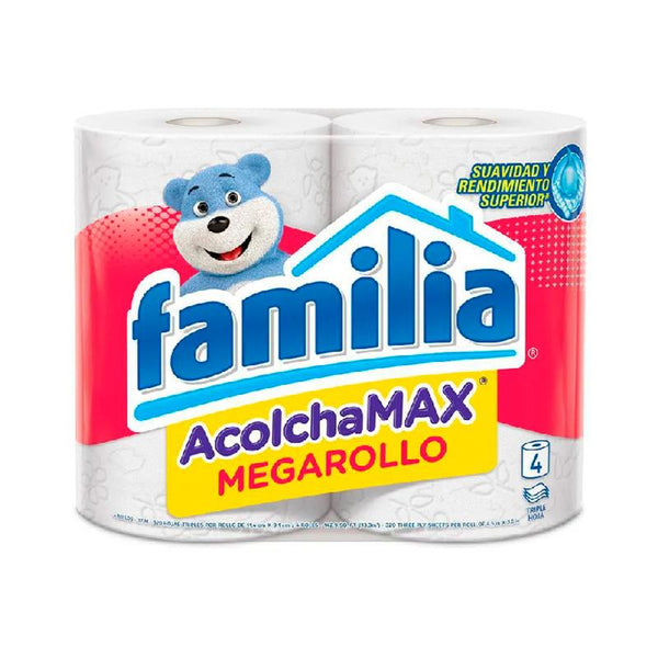PAPEL HIG FAMILIA 4U MEGARROLLO ACOLCHAD
